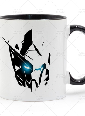敢打头像 Gundam Exia 能天使高达00 动漫陶瓷马克杯杯子水杯杯子