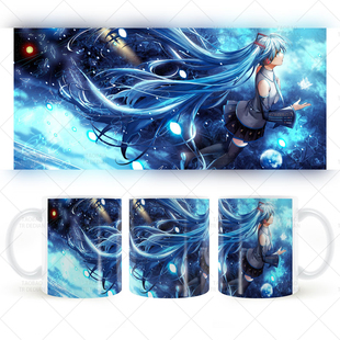 初音未来 Hatsune Miku 虚拟歌姬陶瓷马克杯子