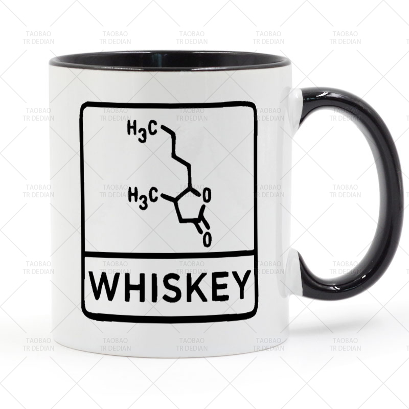 WHISKEY Chemistry Formula 威士忌酒化学公式 陶瓷马克杯水杯