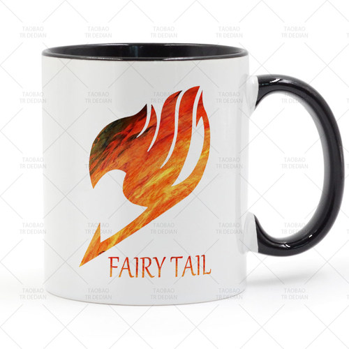 马克杯陶瓷妖精的尾巴火焰LOGO