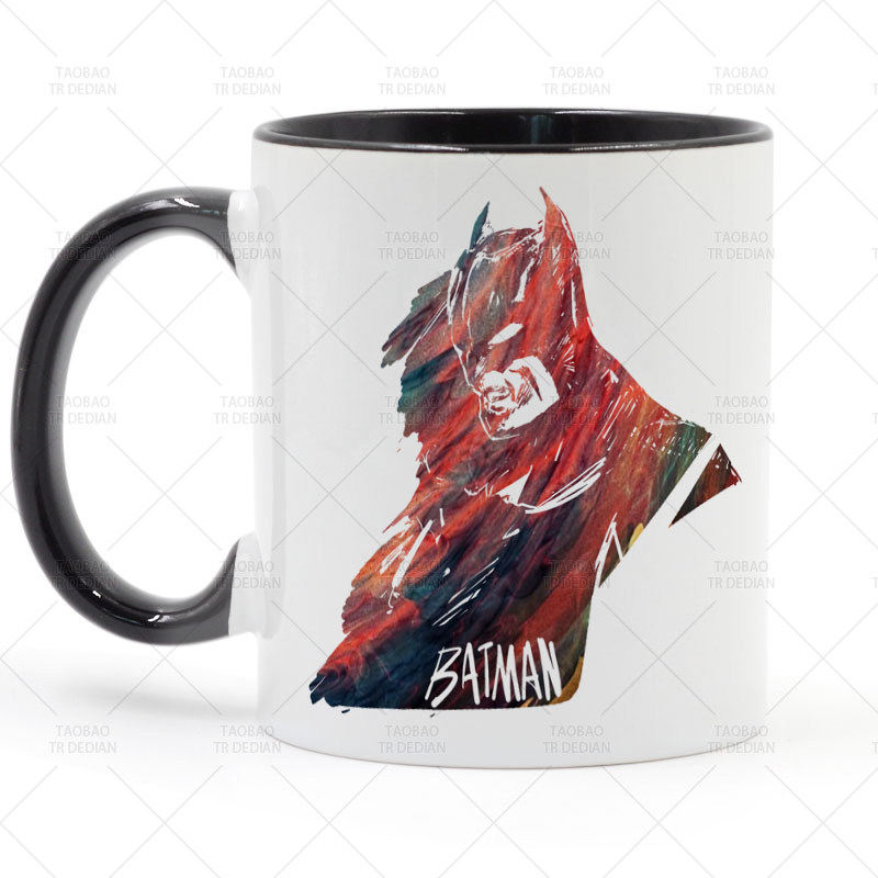 Batman 蝙蝠侠/黑暗骑士 Superhero 超级英雄陶瓷马克杯子