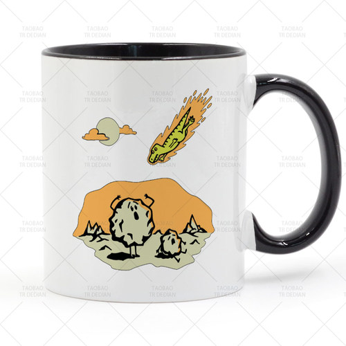 DINOSAUR METEOR 恐龙流星 陶瓷马克杯水杯杯子