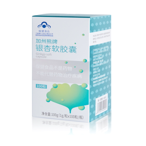广东康力顺势加州熊牌银杏软胶囊现货100粒