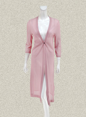 奈CO 正品 无扣八分袖甜美女春夏秋针织开衫披肩中长空调衫112419