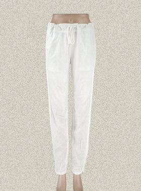 男女同款! V*VA HE*RT 松紧腰春秋冬针梭拼全棉小脚裤长裤VS41306