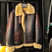 B3巴顿将军单边兜美式 皮衣真皮