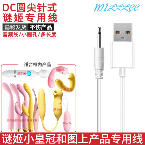 谜姬小皇冠等DC圆头针式充电线