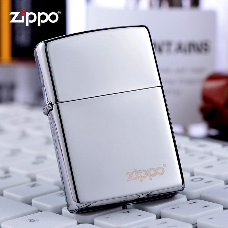 ZIPPO打火机美国正版 镜面镀铬经典标志250ZL 官方专柜正品 原装