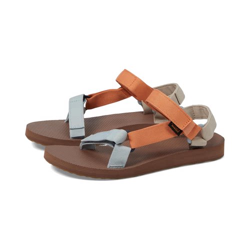 代购Teva太哇女士凉鞋透气快干防滑缓震T字带织物绑带