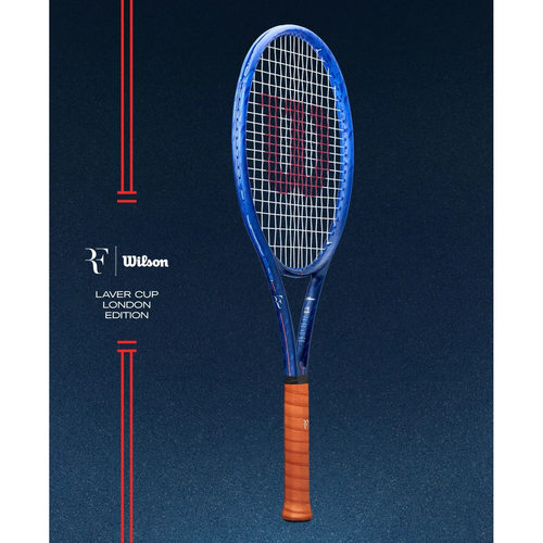 代购wilson RF 01威尔逊网球拍费德勒RF01蓝色拉沃尔杯蓝色限量款