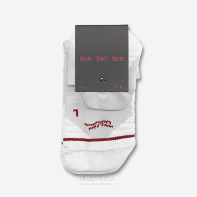 代购sundayred男士高尔夫球运动袜 老虎伍兹同款针织袜长袜短袜