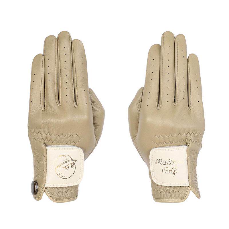 代购MalbonGolf女士高尔夫手套防滑贴合手型耐磨吸汗天然羊皮