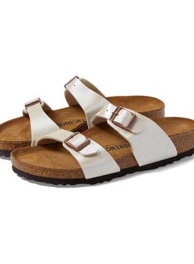 代购Birkenstock女士凉鞋透气吸汗软底轻便Birko-Flor材质