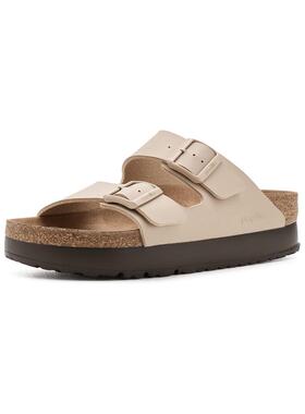 代购Birkenstock女士凉鞋透气软底轻便缓震双带平台底Birko-Flor
