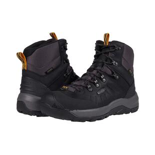 代购KEEN男士登山鞋防水透气保暖防滑中筒系带金属鞋带扣防水皮