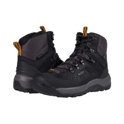 代购KEEN男士登山鞋防水透气保暖防滑中筒系带金属鞋带扣防水皮