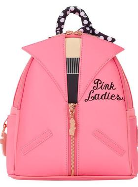 代购Loungefly迷你双肩包Grease is the word!粉红色双肩背包