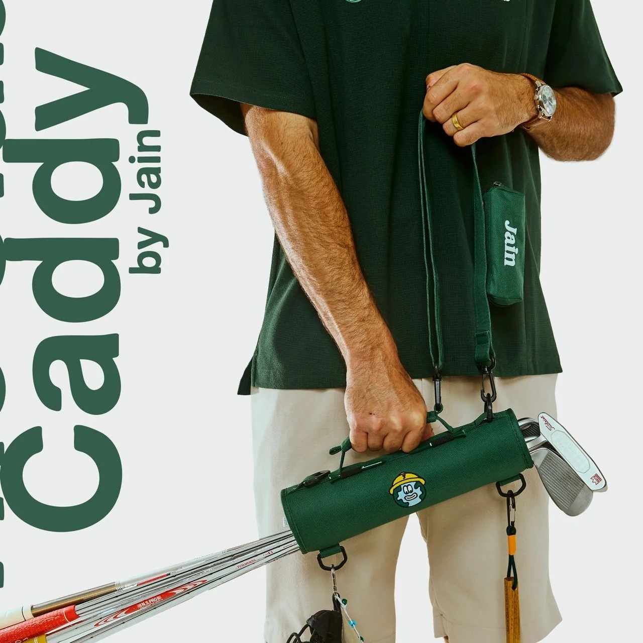 代购jain The Club Caddy 创意轻质高尔夫球杆包便携式高尔夫包