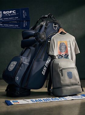 代购SDFC x VESSEL Player V联名限定款高尔夫球包支架包带防雨罩