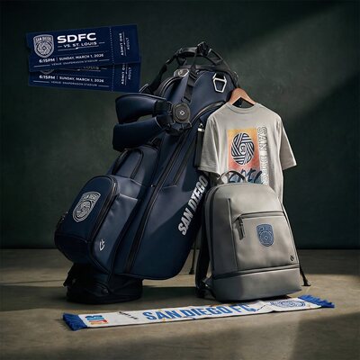 代购SDFC x VESSEL Player V联名限定款高尔夫球包支架包带防雨罩