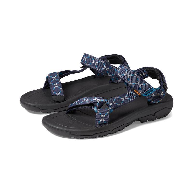 代购Teva太哇男士凉鞋透气轻便防滑缓震编织带魔术贴交叉绑带