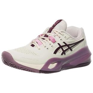 海外代购Asics/亚瑟士女士网球鞋缓震回弹侧向支撑红土场专用