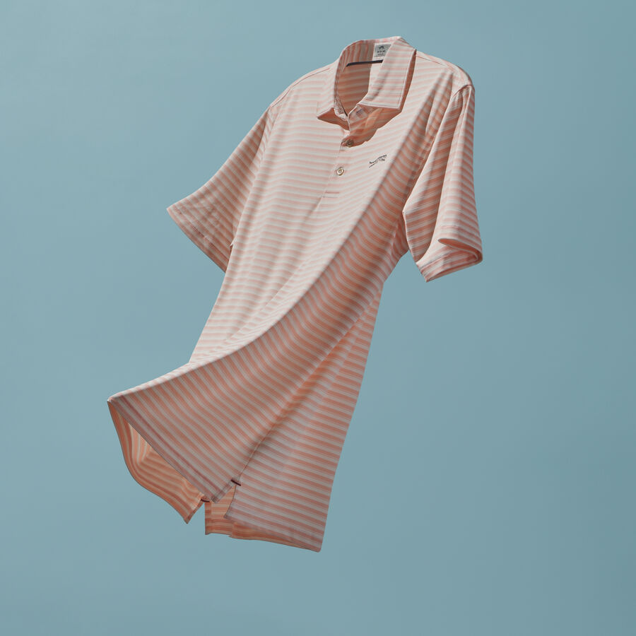 代购sundayred Crosswind老虎伍兹高尔夫运动Polo衫短袖粉色条纹