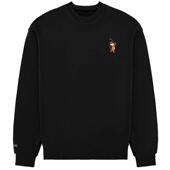 MALBON GOLF男士 卫衣保暖舒适棉质黑色日常休闲套头衫 代购 爆款