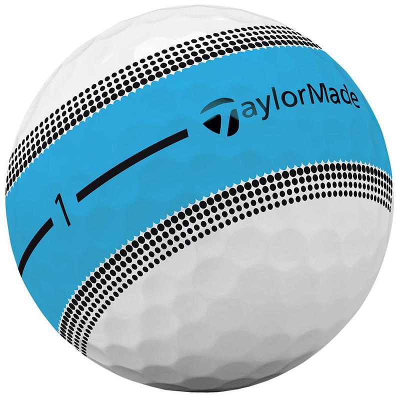 Taylormade高尔夫球提升距离优化旋转增强控制稳定飞行三层结构