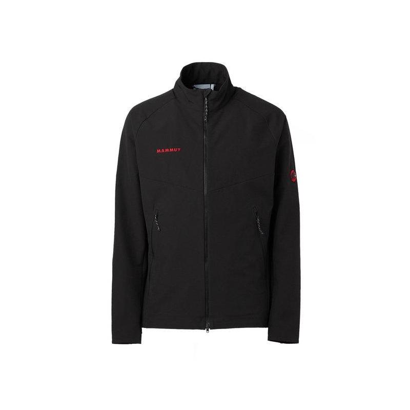 代购Mammut猛犸象软壳衣男士透气防风耐磨保暖立领拉链修身经典