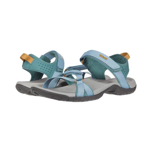 代购Teva太哇女士户外凉鞋透气轻便防滑缓震织带绑带魔术贴闭合