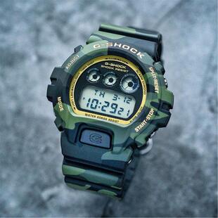 代购G-SHOCK男士手表日韩腕表防震防水树脂表带迷彩6900CMG