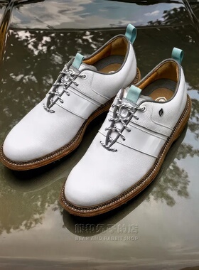 26年新款FootJoy x Todd Snyder联名男士高尔夫球鞋有钉防水皮革