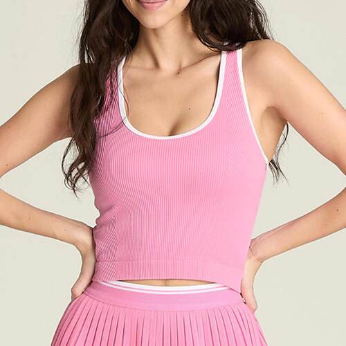 代购Wilson威尔胜女士网球运动背心速干吸湿排汗贴身舒适粉色