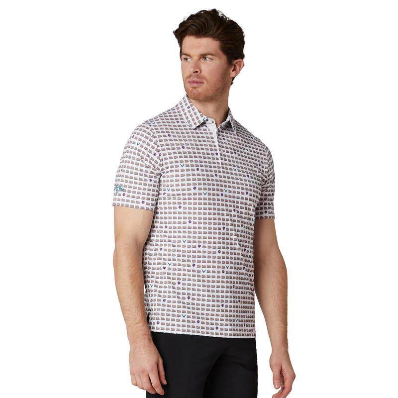 代购Callaway卡拉威男士高尔夫POLO衫吸湿排汗高弹力自由活动