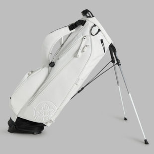 代购gfore男女高尔夫球包白色简约支架包骷髅头压花带防雨罩