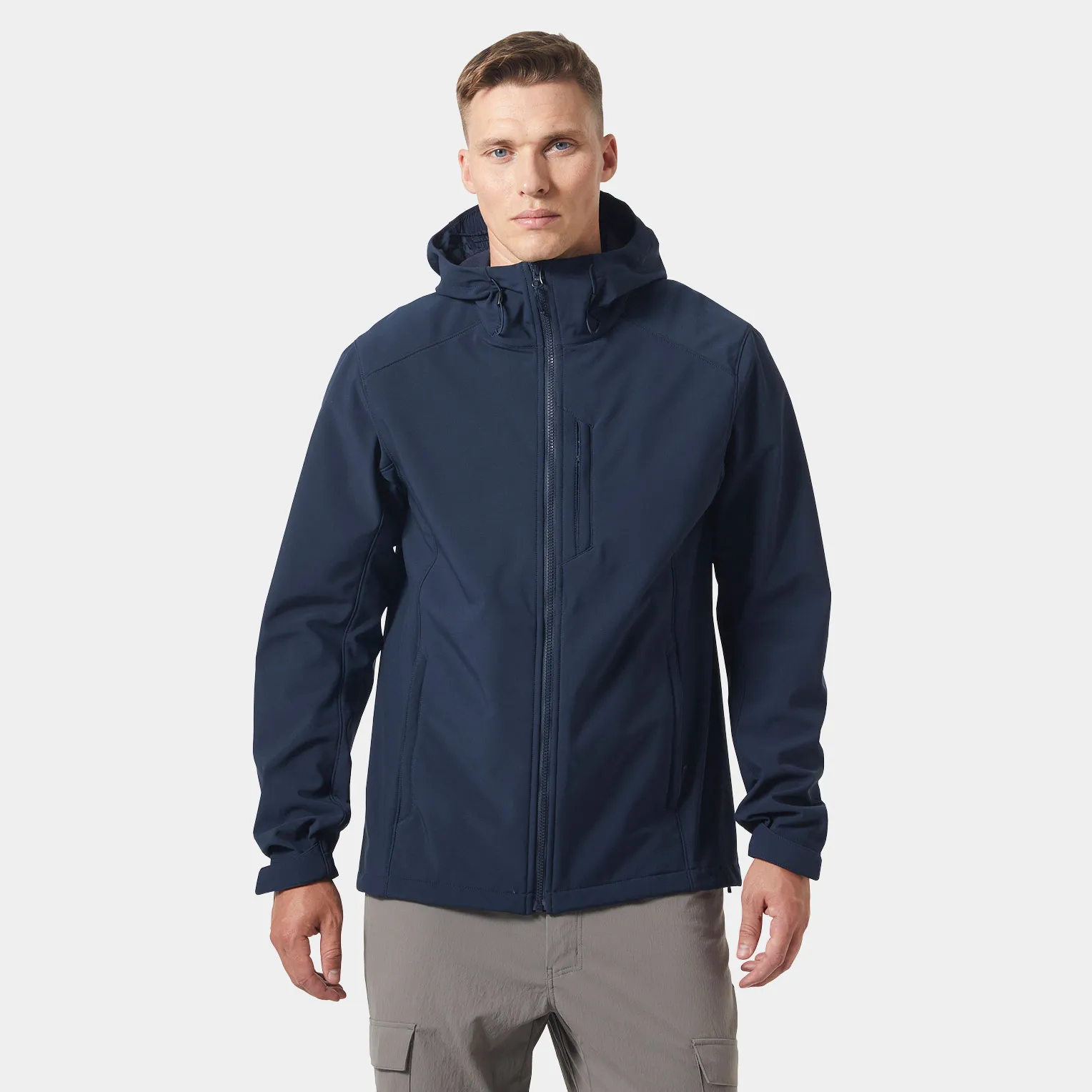 海丽汉森Helly Hansen PARAMOUNT男士户外休闲衣软壳衣连帽夹克