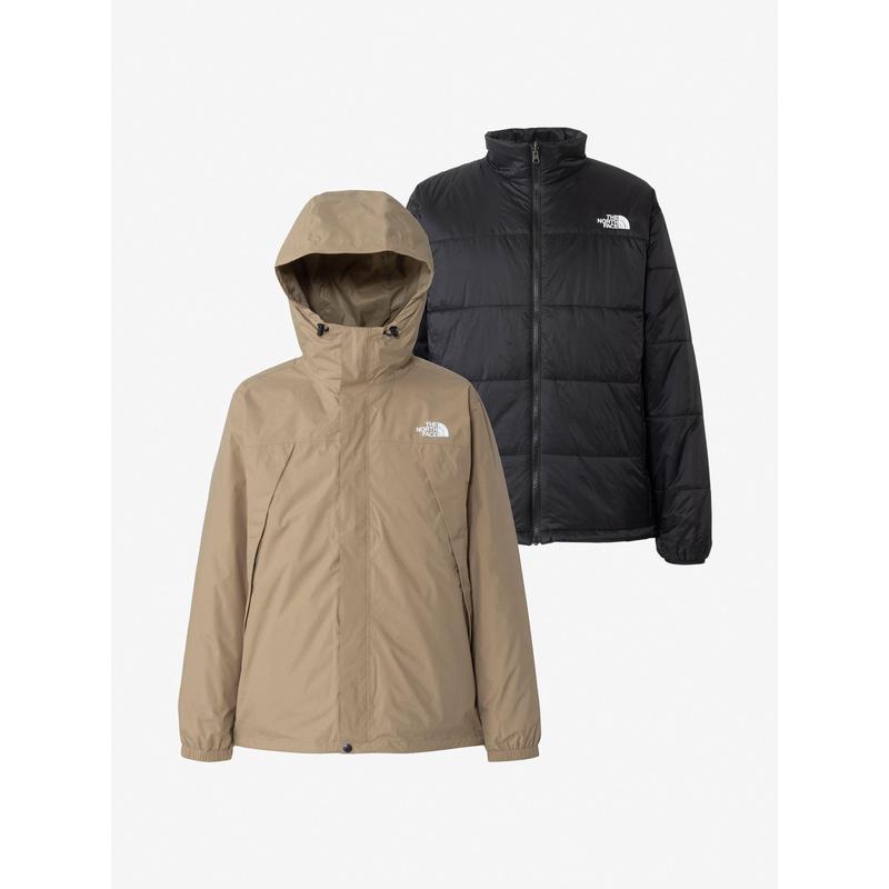 THE NORTH FACE北面男士冲锋衣防水透湿保暖保暖外套连帽长袖