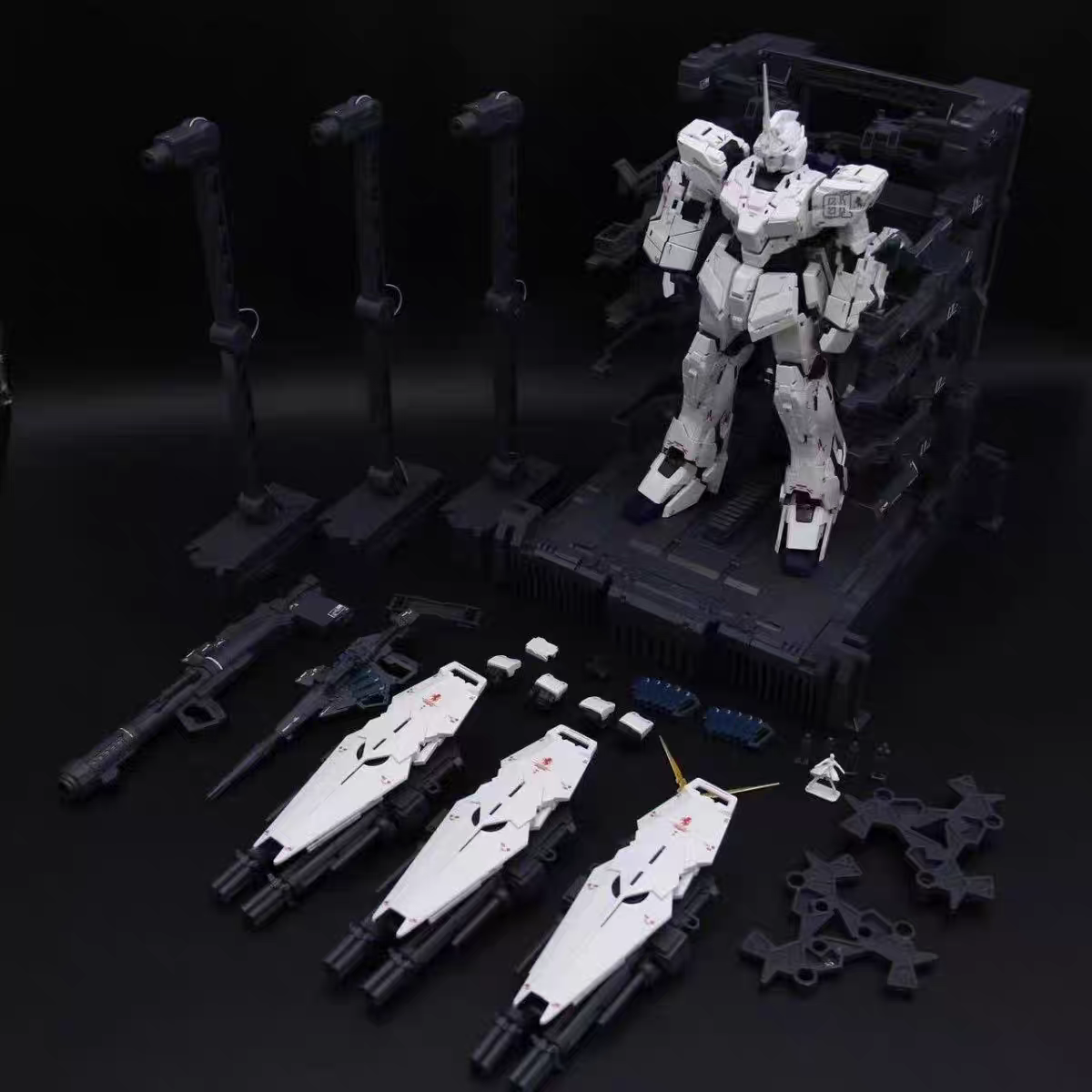 现货秒发 神兽模型 2201 MGEX独角神兽 独角兽 带灯组 拼装模型