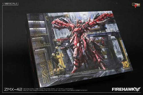 现货 机甲之城 1/100 ZMX42 FIREHAWK 焰鹰 夜莺  拼装模型