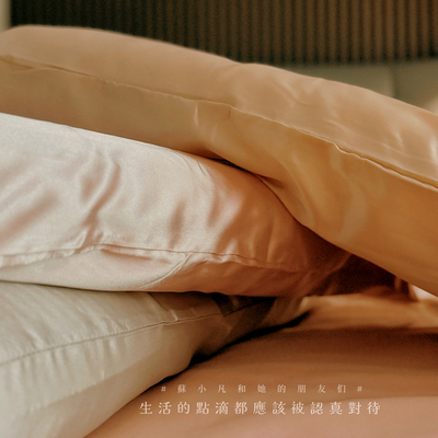 豌豆公主的枕头套！锦司玻尿酸丝质枕套冰丝透气亲肤水洗丝质柔软