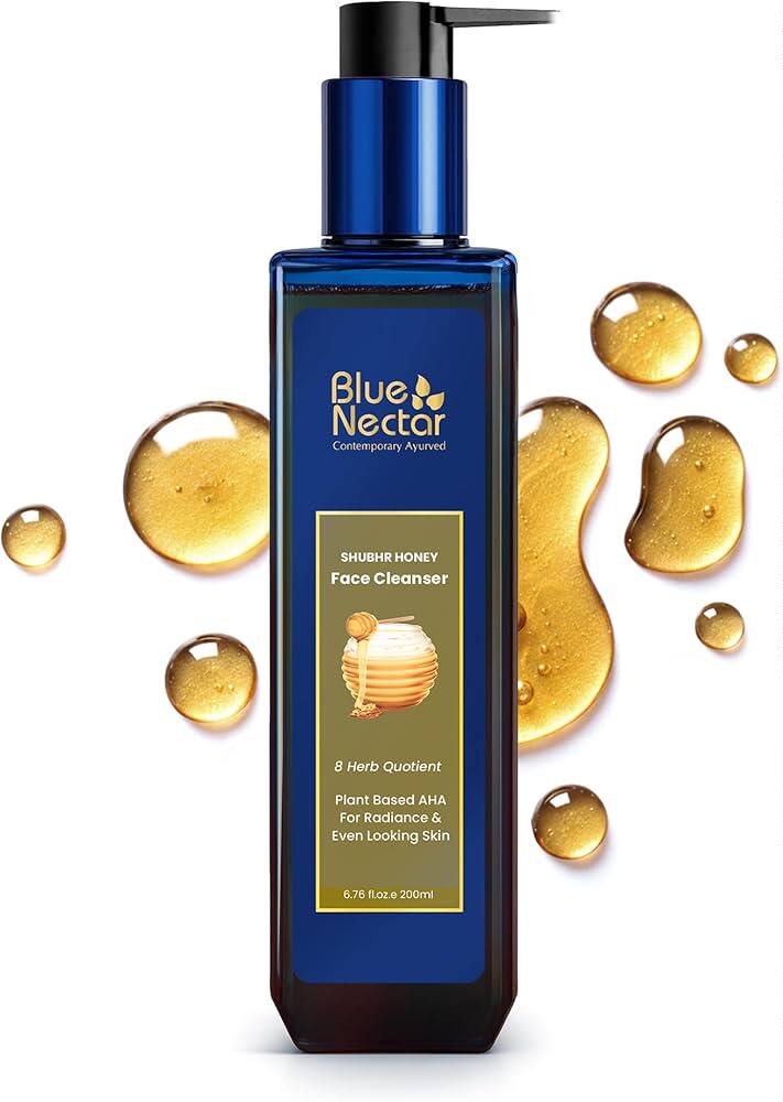 印度阿育吠陀品牌Blue Nectar的蜂蜜洁面乳 富含8种阿育吠陀草本