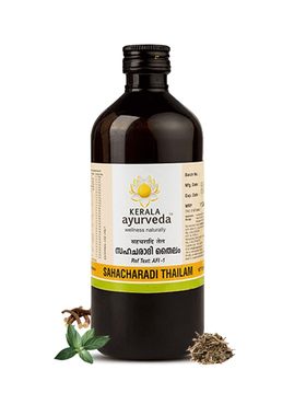 印度阿育吠陀KERALA SAHACHARADI按摩油缓解肌肉腰背痛静脉曲张