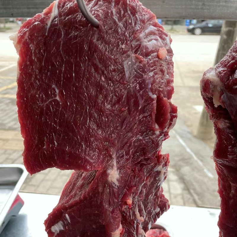 散养土黄牛瘦肉1斤不注水宝辅食