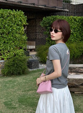 Monkey Studio 跳芭蕾的小猫咪 精致减龄可爱细节满分舒适短袖T恤