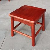 榫卯收藏全实木儿童富贵子孙凳子 整装 方凳红木矮凳板凳换鞋 凳中式