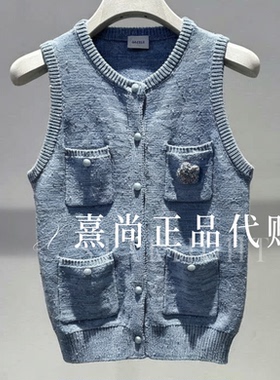 2K2YE31原1699 三皇冠店专柜正品2026夏款新品3-2休闲无袖针织衫