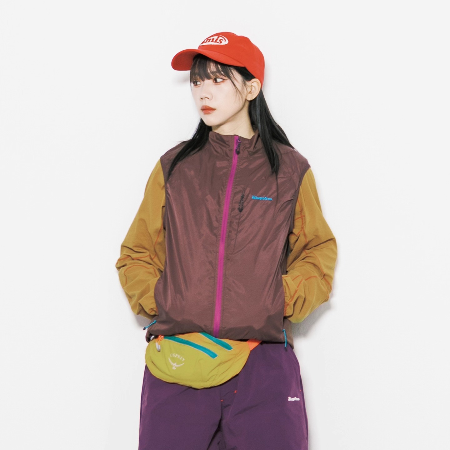 Eagle Vogue户外宽松轻量化保暖运动内里薄绒拉链立领马甲