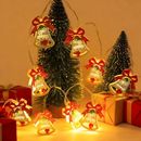 圣诞节装 饰品彩灯闪灯串铃铛袜子球灯氛围场景布置挂饰圣诞树挂件