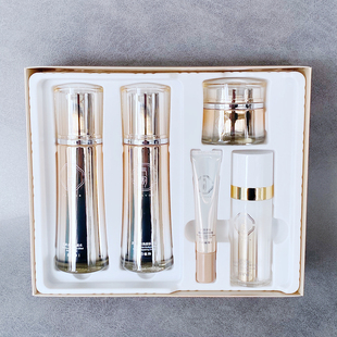 百雀羚气韵肌源多效焕颜修护礼盒洁面水乳霜精华眼霜修护保湿紧致